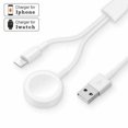 thumbnail image 4 of Cable de cargador inalámbrico 2 en 1 para Apple Watch, 4 of 4