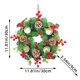thumbnail image 4 of Corona Candelabro Navidad Guirnalda Decorativa Bayas para Fiestas Navideñas (D), 4 of 6