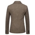 thumbnail image 3 of Inkach Men Single Breasted Fashion Suit Business Casual Suit Wool Suit Coat, 3 of 3