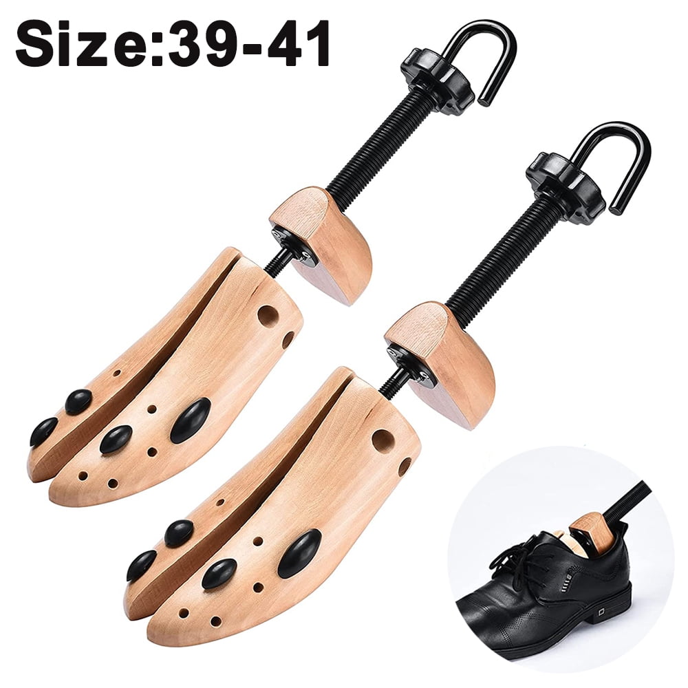 2 pcs 1 pair Heavy Duty Shoe Stretcher for Men Loosens Tight Shoes with Strong Wood Metal Construction Walmart