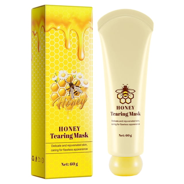Buy 2 get 10% off Collagen face mask Skin care Beauty Honey Peel-off Mask, Nose T-zone Care, Blackheads, Closed Comedones, Peel-off Patch, Smearable Mask
