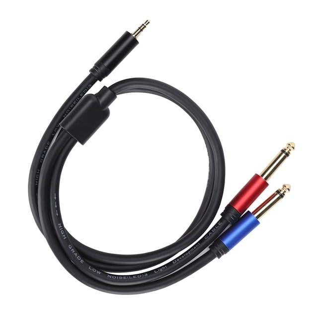 JORINDO JD6092 Cable de audio estéreo doble macho de 6,35 mm a macho de 3,5 mm Cable distribuidor tipo Y