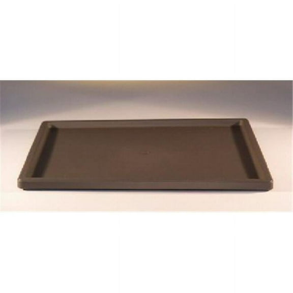 Humidity & Drip Bonsai Tray, Dark Grey & Brown
