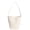 White, variant on High-Quality Large Capacity Bucket Bag for Women and Girls, Korean Style Versatile Shoulder Crossbody Purse with Magnetic Closure and Stitching Detail in Black for Daily Commute 6.6 IN × 4.3 IN × 9.8