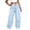 Light Blue, variant on Jeans for Women High Waist Wide Leg Jean Loose Baggy Straight Vintage Denim Pants Casual Pockets Streetwear Trousers