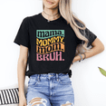 thumbnail image 2 of Mama Mommy Mom Bruh Funny Sarcastic Tee Women Wavy Colorful Mothers Day Gift, 2 of 5