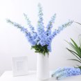 thumbnail image 3 of SPRING PARK Artificial Delphinium Flower Silk Fake Flowers Touch for Wedding Home Office Party Hotel Yard Decoration, 3 of 7