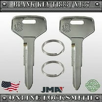 2 New Uncut Replacement Keys For Toyota Vehicles (Old Models) - TR33 / X137