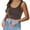 Coffee summer tops for women, variant on USSUMA Sleeveless Women Tops Dressy Casual Crop Basic Tank Yoga Sport 2022 Trendy T-Shirt Shirts Solid Cropped Short Tunics Top Plus Size for Women Round Neck Summer Blouse