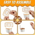 thumbnail image 3 of Vasos de papel para aperitivos, fiestas de baloncesto, 48 unidades, 3 of 6
