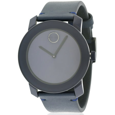 Movado Bold Leather Mens Watch 3600370