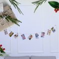 thumbnail image 2 of 10pcs Christmas Wooden Peg Colorful Christmas Boots Shape Photo Clip Pin Note Memo Holder with Hemp Rope String, 2 of 9