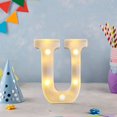 thumbnail image 6 of LHNFT Led Marquee Letters, 26 Alphabet Light Up Letters, Small Led Letter Lights, Battery Powered Lighted Letter for Party, Table, Birthday Decor Home Decor, 6 of 6