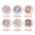 thumbnail image 1 of 300 piezas Petit Motif De Fleur Floral Nail Stickers (6 Botes) 3d Nail Art Fournitures Autocollants Dcoration Conseils Manucure Dcor Mixte Accessoir, 1 of 5