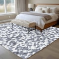 thumbnail image 4 of 5'x8' Area Rugs, Grey White Indoor Outdoor Area Rug for Living Room Bedroom, Modern Geometric Gray Ombre Abstract Art Washable Bathroom Rugs Kitchen Floor Carpet Mats Home Decor Aesthetic, 4 of 8