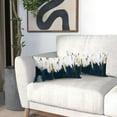 thumbnail image 4 of Navy Blue White Gray Lumbar Pillow Covers 12X20 Inch Set of 2 Watercolor Abstract Graffiti Decorative Pillow Cases Neutral Minimali Cushion Case Morden Home Decor for Sofa Couch Porch Outdoor, 4 of 6
