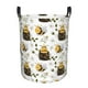 thumbnail image 1 of Fotbe Honey Bee Insect Cesto de Ropa con Asas, Cesto Impermeable de Gran Capacidad, Bolsa de Lavado para Dormitorio, Cesto de Ropa con Ruedas y Asas-Small, 1 of 6