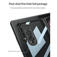 thumbnail image 3 of Frusde Clear Case for Samsung Galaxy Z Fold 3, Luxury Electroplating All-Inclusive Protective Case with Tempered Glass Cover-Black, 3 of 6