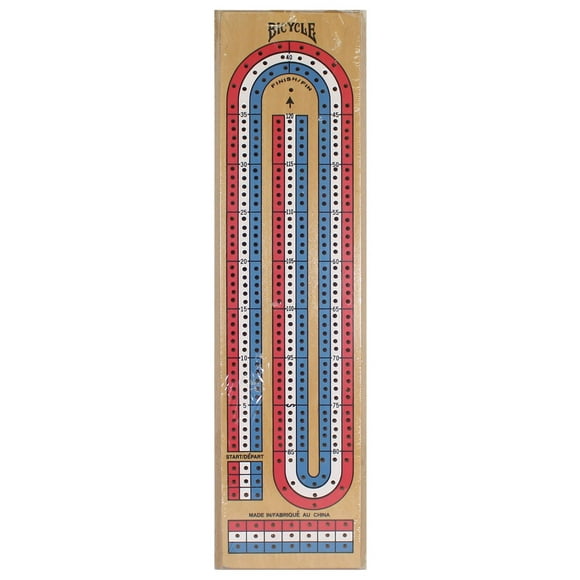 Bicycle® 3 Lane Cribbage Board