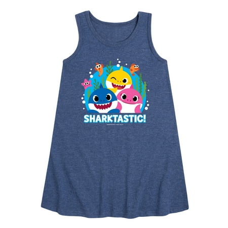 

Baby Shark - Sharktastic - Toddler and Youth Girls A-line Dress
