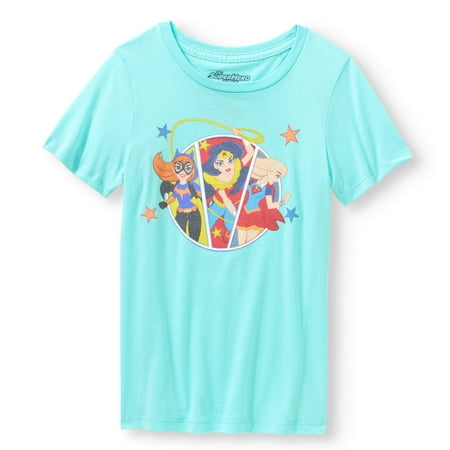 DC Comics Wonder Woman, Batgirl, and Supergirl Graphic T-Shirt (Little Girls & Big Girls)