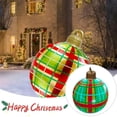 thumbnail image 4 of Bolas de Navidad decoradas con globos, decoración de Año Nuevo para el hogar, bolas de árbol, juguetes, adornos navideños para jardín al aire libre, gigantes, 60 cm, 4 of 5