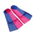 thumbnail image 4 of Unique Bargains 1 Pair Unisex Snorkeling Fins Foot Flippers for Swimming Extra Large Dark Blue,Rose Red, 4 of 6