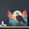 thumbnail image 3 of Lsque Cartoon Iceberg Bald Eagle Print Wall Art – Decorative Picture for Living Room, Bedroom, and Office (Horizontal), 3 of 6