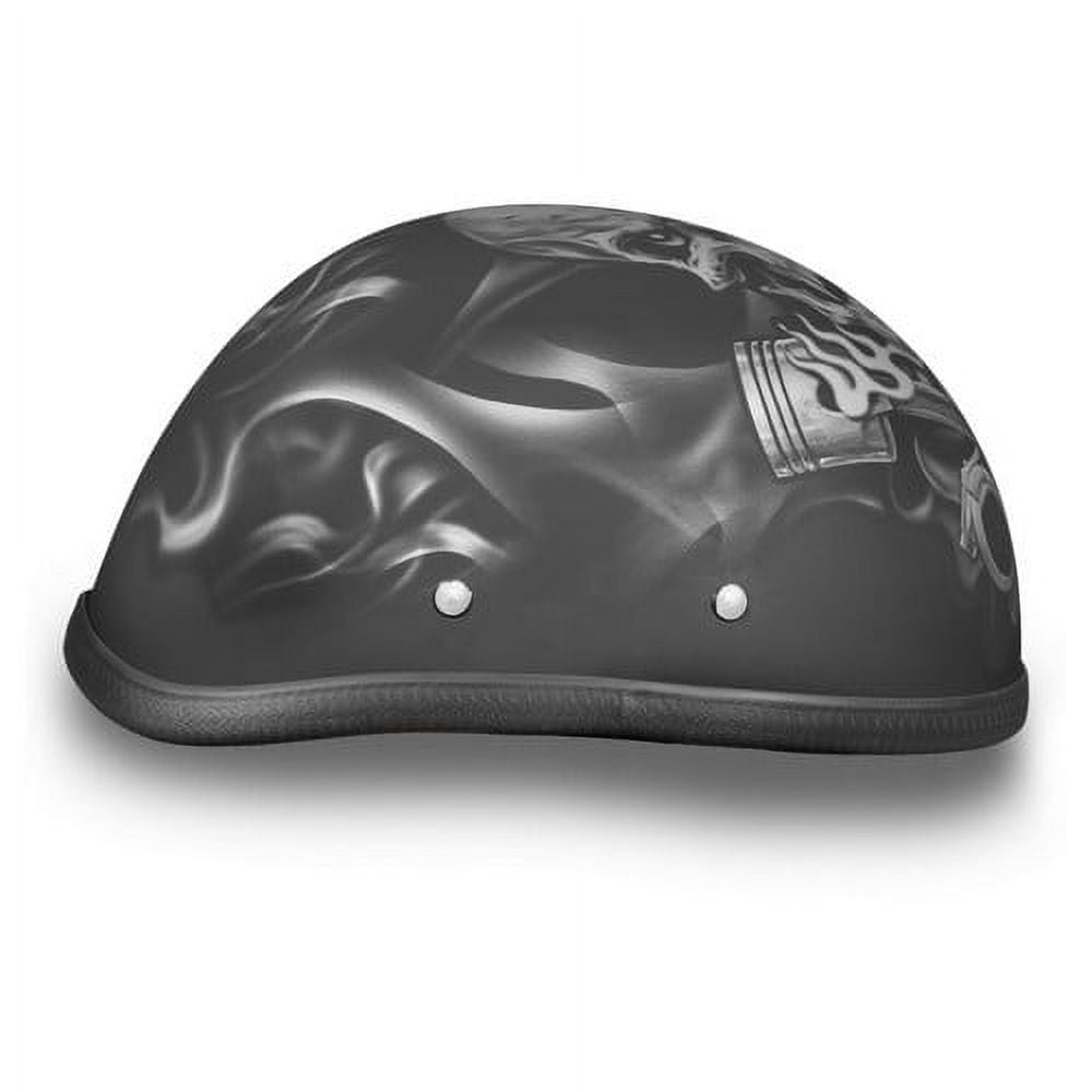 DAYTONA Novelty Skull Cap 1/2 Half Motorcycle Helmet 35 Styles NON DOT XS-XXL