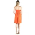 thumbnail image 3 of 24seven Comfort Apparel Knee Length Maternity Strapless Mini Dress, 3 of 4