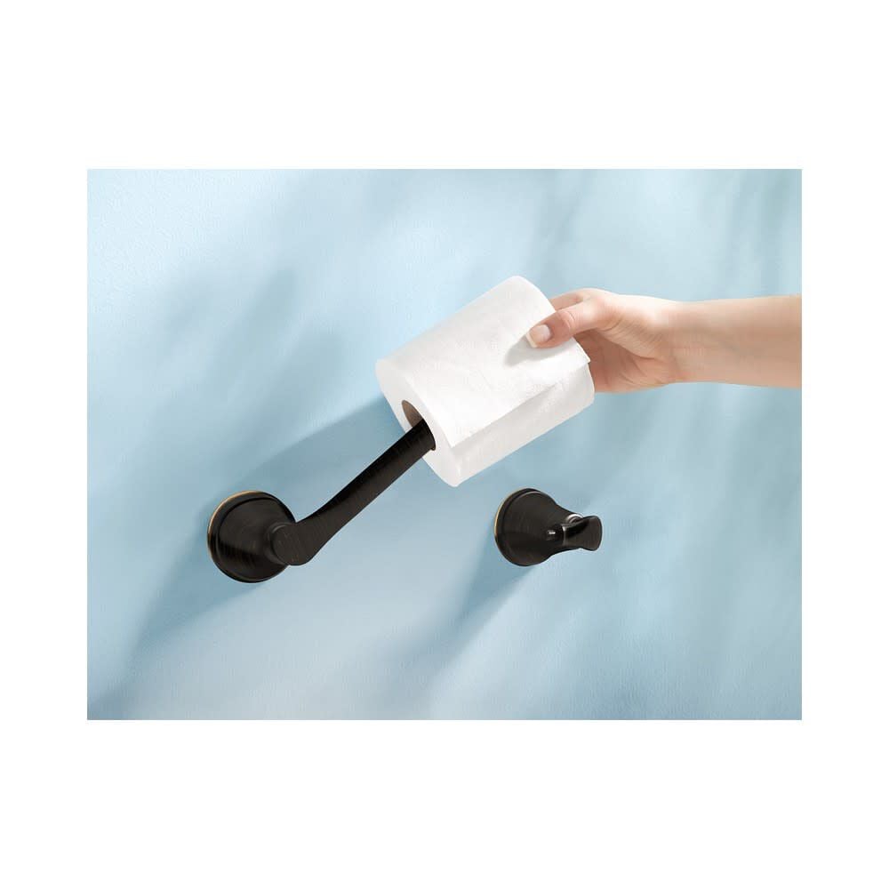 Moen Tiffin Brushed Bronze Toilet Paper Holder