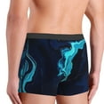 thumbnail image 4 of Kdxio Men's Boxer Briefs with Blue Marble And Gold Print - Comfortable and Breathable Underwear for Everyday Wear, 4 of 7