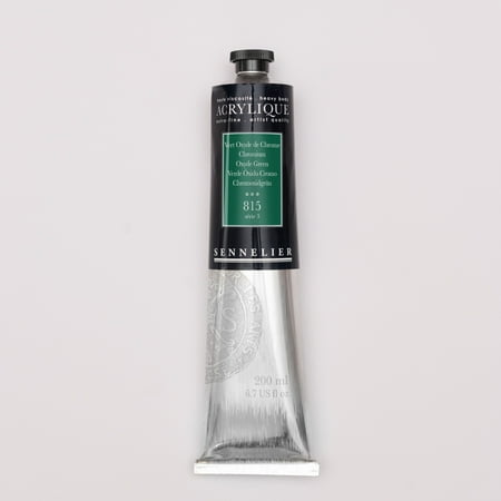 UPC: 3046450069638 | Sennelier Extra-Fine Artist Acryliques – Chromium Oxyde Green 200 ml tube