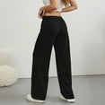thumbnail image 5 of Kureaily Graphic Baggy Pants Drawstring High Waisted Baggy Sweatpants With Pocket Streetwear Women's Casual Trousers, 5 of 5