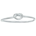 thumbnail image 2 of Minimalist Simple Midi Knuckle Stackable Infinity Love Knot Ring for Women Girlfriend .925 Sterling Silver Thin 1MM Band, 2 of 6