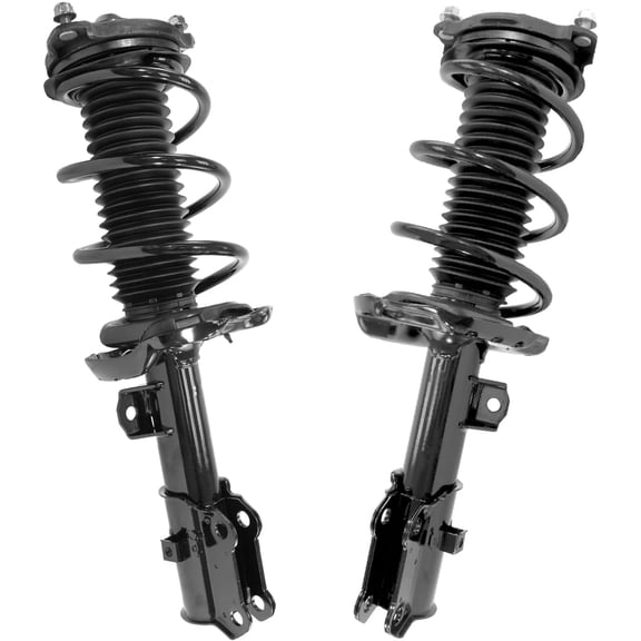 Detroit Axle - 2.0L Front Struts for 2017 2018 2019 Hyundai Elantra, Struts with Coil Spring Assembly Replacement [Korea Built Models Only]