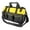 Yellow color, variant on Yongzhenlite Garden Tools Bag 16inch Wide Mouth Tool Tote with Molded Base and Multi-Pockets for Men Heavy Duty,600D polyester fabric (Purple color)