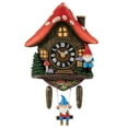 thumbnail image 4 of The Bradford Exchange Gnome Cottage Bavarian-Inspired Sculpted Wall Clock Handcrafted Enchanted Woodland Cuckoo Clock with Swinging Gnome & Pine Cone Weights Quartz Movement 14-Inches, 4 of 4