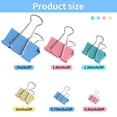 thumbnail image 2 of Clips sujetapapeles Joyberg de 125 piezas, surtidos y de colores, 2 of 7