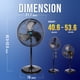thumbnail image 2 of Ventilador de pedestal Tornado, 2 of 5