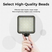 Ulanzi VIJIM VL81 Mini LED Video Light with Soft Diffuser 3200K–5500K Adjustable Color Temperature, USB-C Rechargeable, 3 Cold Shoe Mounts for Vlogging & Studio Lighting