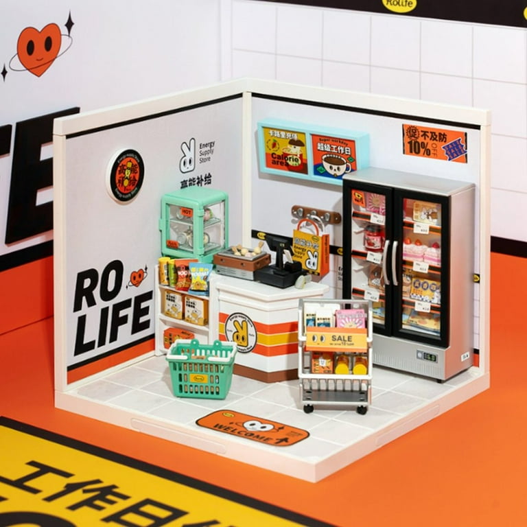 Rolife Daily Inspiration Cafe DIY Miniature House DW001