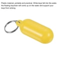 thumbnail image 4 of Uxcell Floating Keychain, 3 Pack Plastic Key Float Buoyant Keyrings for Boating Water Sports, Yellow, 4 of 6