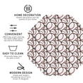 thumbnail image 3 of Naloa Cute Baseball Leather Coasters for Drinks, Durable Drink Coasters 4 Set for Tabletop Protection, Luxurious Home Décor and Housewarming Gift ( {designName})Octagon, 3 of 6