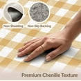 thumbnail image 6 of ODIKA 8'x10' Washable Area Rug Durable, Non-Slip Plaid Gingham Farmhouse Border Neutral Nirsery Nursey Checkered Refined for Living Room, Under Sectional, Family, 6 of 7