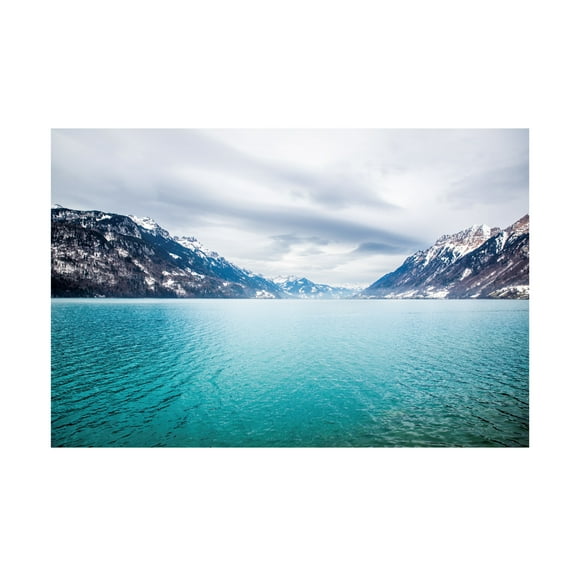Canvas Wall Art - Allison Burton 'InterlakenSwitzerland' Wall Art for Living Room, Bedroom, or Office Décor by Trademark Fine Art - 19 x 12 Inches