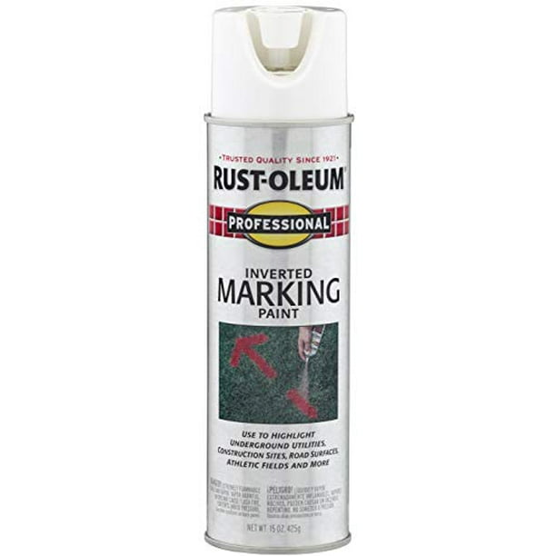 RustOleum 2592838 Professional Inverted Marking Spray Paint, 15 oz