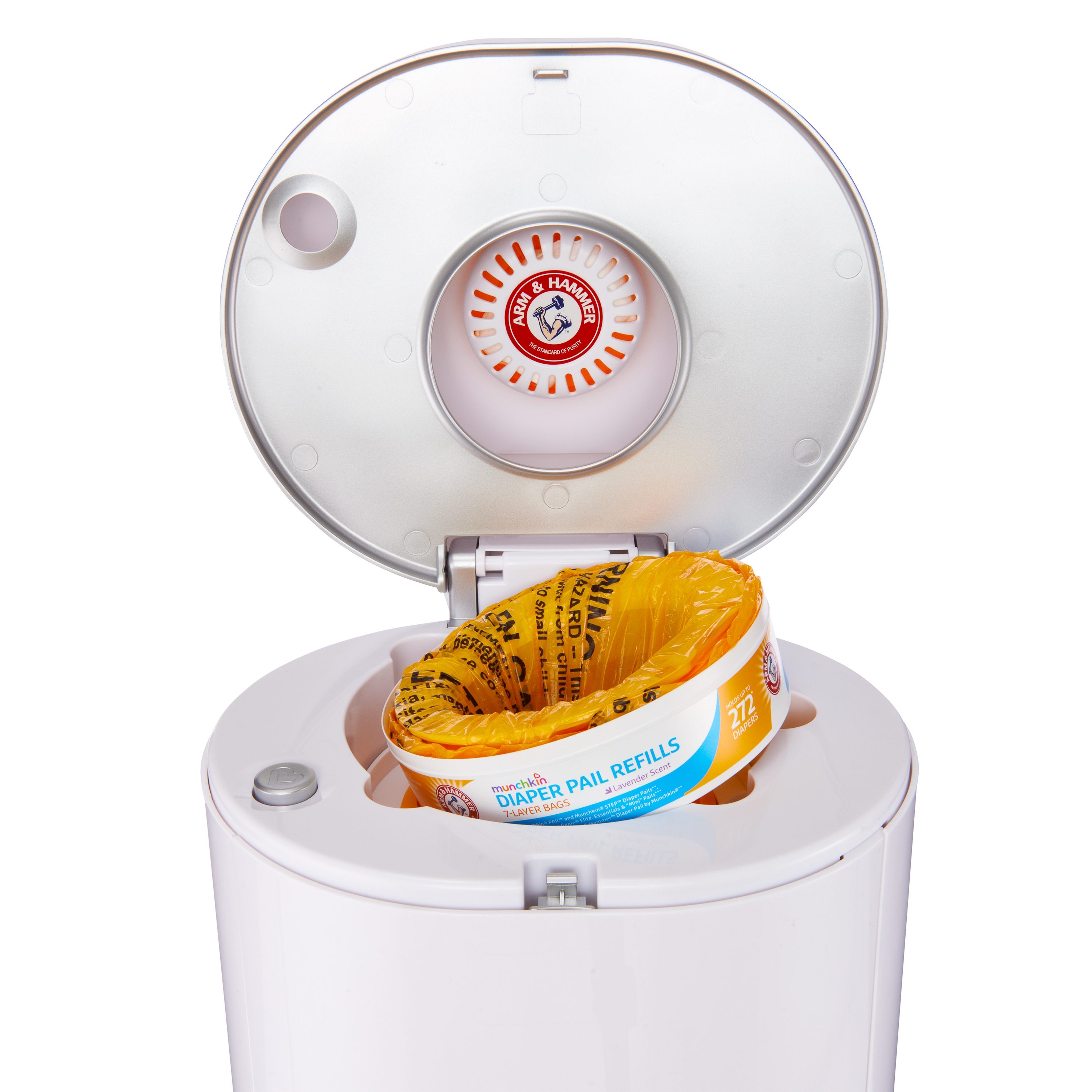 Munchkin STEP Diaper Pail Powered by Arm & Hammer photo 5