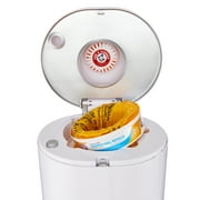 Munchkin® STEP™ Infant Diaper Pail, Powered by Arm & Hammer™, #1 in Odor Control, Hands Free, White