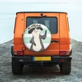 thumbnail image 6 of Goofa Cute Raccoon Pattern Universal Tire Cover for Jeep, SUV, Truck, and Trailer – Waterproof, UV-Resistant,Easy to Install, Fits 14"-17" Tires-17 inch, 6 of 6